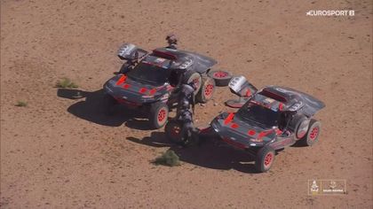 Dakar 2024 | Rugdekking Audi goud waard voor Carlos Sainz - zware dag met drie lekke banden