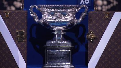 Prezentacja trofeum Australian Open 2024