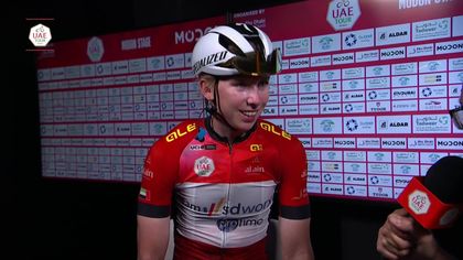 'It was a bit hard to time' - Wiebes reacts to taking back-to-back UAE Tour stage wins
