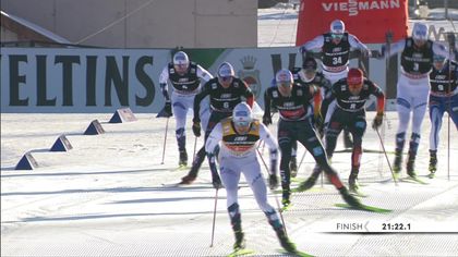 Riiber extends winning streak with Nordic Combined World Cup mass start victory in Otepaa