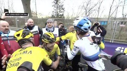 Omloop Het Nieuwsblad | Aanvallen van Jorgenson en Tratnik - welke Visma-rijder wint?