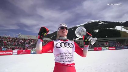 Lara Gut-Behrami z Kryształową Kulą za sezon 2023/2024 w slalomie gigancie