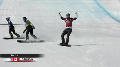 Grondin caps off ‘stunning season’ with Snowboard Cross Big Final win at Mont-Saint-Anne