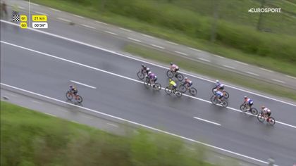 Atak Van Anrooij na 21 km przed metą Wyścigu dookoła Flandrii kobiet