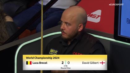 Luca Brecel villámrajtot vett a világbajnokság nyitómérkőzésén - videó