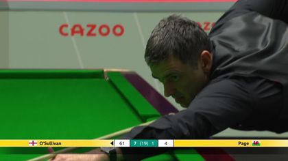 O'Sullivan clinches ninth frame to establish commanding lead over Page