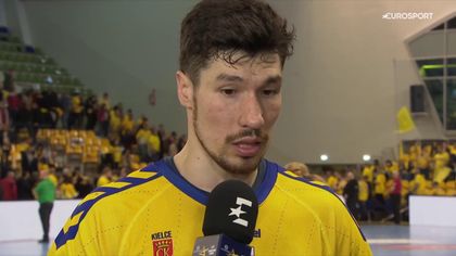 Alex Dujshebaev po meczu Industria Kielce – SC Magdeburg w ćwierćfinale LM