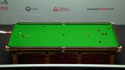 ‘Emphatic’ – Unbelievable noise as Judd Trump thunders a long-range red into pocket