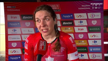Jackson po wygraniu 2. etapu Vuelta a Espana kobiet