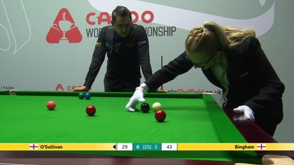 Watch: O'Sullivan shows class by refusing red after black-spot confusion at the Crucible