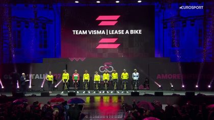 Prezentacja zespołu Visma-Lease a Bike przed Giro d'Italia 2024