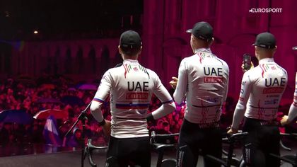 Prezentacja zespołu UAE Team Emirates przed Giro d'Italia 2024