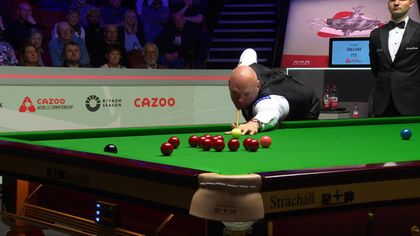 'Snooker gods for you having their fun' - Bingham pots red and goes in-off