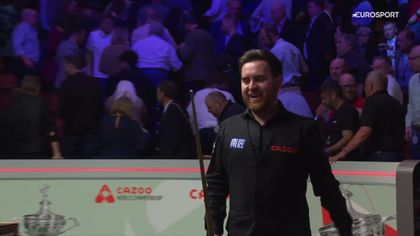 Watch amusing moment Jones forgets it's the interval in final