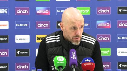 Ten Hag says Man Utd players 'let each other down' in heavy Palace loss