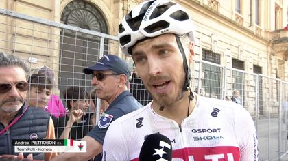 Pietrobon: "Come primo piazzamento tra i pro, un 3° posto al Giro... Non male"
