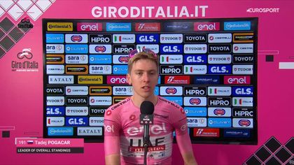 Tadej Pogaczar po 6. etapie Giro d’Italia
