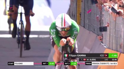Świetny czas Filippo Ganny na mecie 7. etapu Giro d'Italia