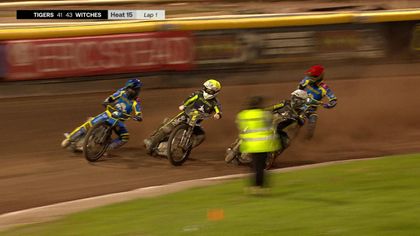 Woffinden win in final heat not enough as Ipswich Witches beat Sheffield Tigers