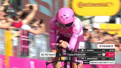 Pogacar falls agonisingly short of Ganna with stunning ride in ITT at Giro