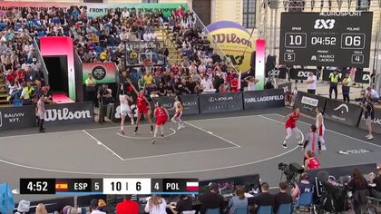 Hiszpanki prowadziły po połowie meczu z Polską w ćwierćfinale kwalifikacji koszykarek 3x3