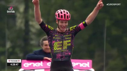 Georg Steinhauser a câștigat din evadare etapa a 18-a din Giro! Germanul, prima victorie a carierei