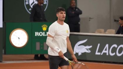 Alcaraz practices amid recent injury setbacks ahead of French Open