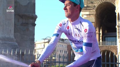 L'Italia risorge! Antonio Tiberi è il miglior giovane: rivivi il podio a Roma con Nibali
