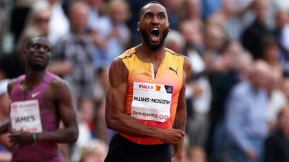 Hudson-Smith sets European record with victory in 400m at Diamond League