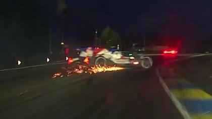 Frust pur bei BMW: Vanthoor crasht nach Berührung mit Kubica