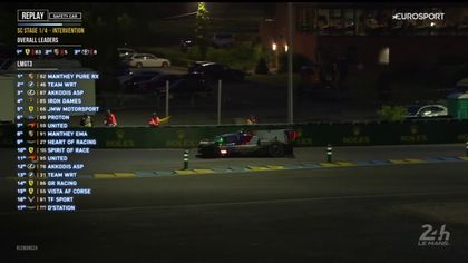 Impatto nella notte! La Ferrari di Kubica manda a muro la BMW
