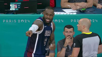 'They're not letting him in!' - LeBron 'appeals his case' in bizarre scene with officials