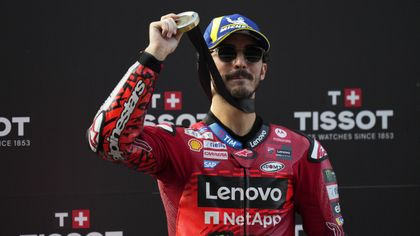 ‘More than this is impossible’ – Bagnaia on title chances after winning Sprint