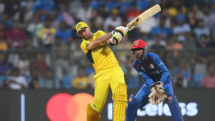 Inspired Maxwell defies injury to hit double-century as Australia stun Afghanistan