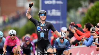 Wiebes sprints to stage victory as Vollering retains Women's Tour lead