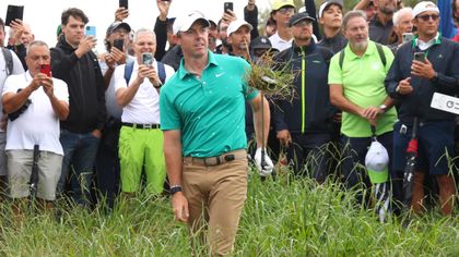 McIlroy holes out from the fairway for eagle after tough start at Italian Open