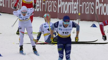 Esquí de fondo, Copa del Mundo: El inoportuno tropiezo de Svensson a pocos metros de la meta