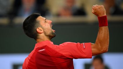 'Tremendous, tremendous!' - Djokovic wins vital tiebreak point with epic shot down the line