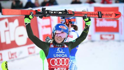 Shiffrin doubles up in Austria with Slalom victory