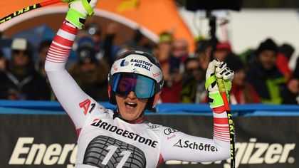Venier wins first World Cup event in downhill