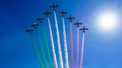 Flugshow in Monza: Vettel knöpft sich Italiens Präsidenten vor