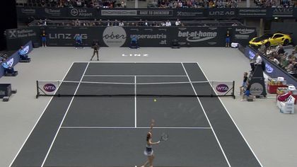 WTA Linz: A Gauff se le caen los puntazos del bolsillo