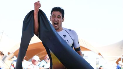 Bergere storms to 2023 Super League Triathlon Championship Series win in NEOM