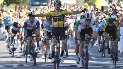 Highlights - Van Aert takes thrilling sprint but Alaphilippe penalty provides biggest drama