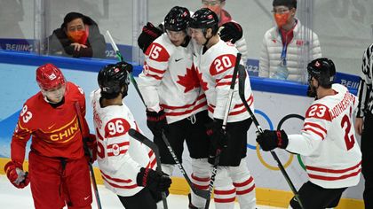 Hockey hielo (H) | China-Canadá: Goleada y aviso canadiense para la clasificatoria (0-5)