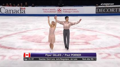Gilles/Poirier wygrali w rywalizacji par tanecznych w Skate Canada