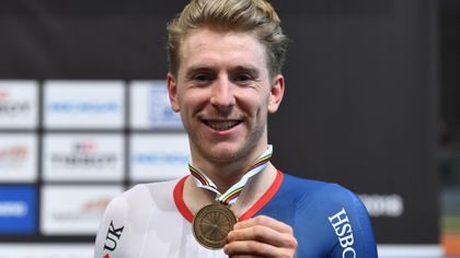 Britain's Stewart wins first Worlds medal with points race bronze
