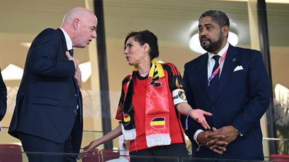 German And Belgian Ministers Wears One Love Armbands Near Infantino