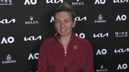 Australian Open 2022 | Interviu cu Simona Halep în cubul Eurosport după victoria cu Haddad Maia