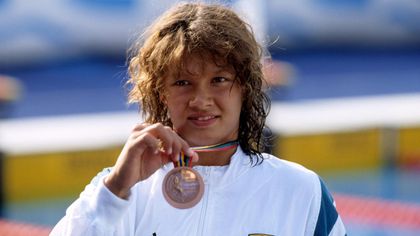 Olympia-Geschichte(n): Van Almsick glänzt mit 14 Jahren in Barcelona